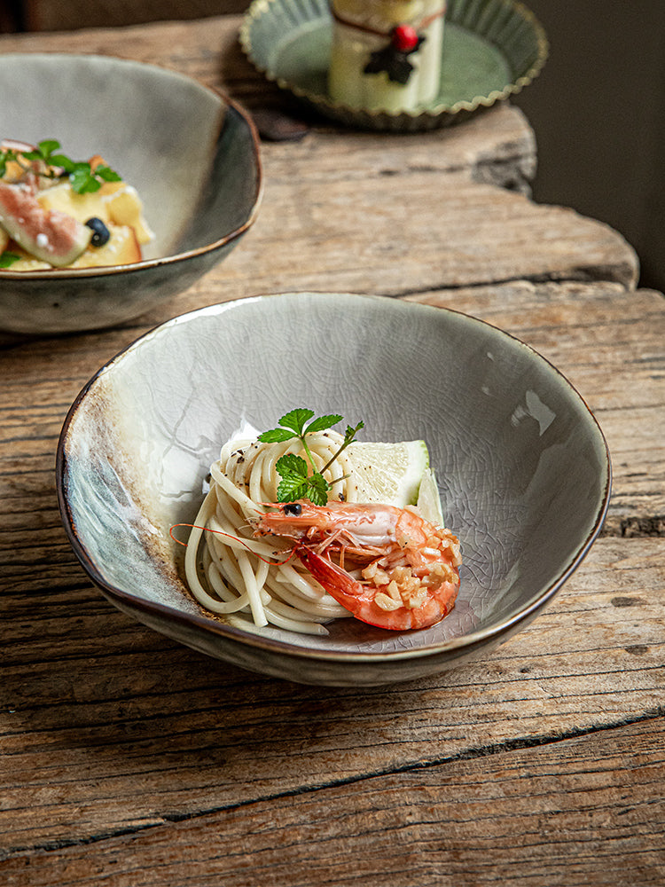 Craquelure Salad Bowl