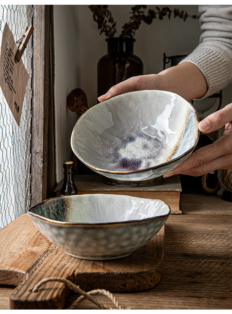 Craquelure Salad Bowl