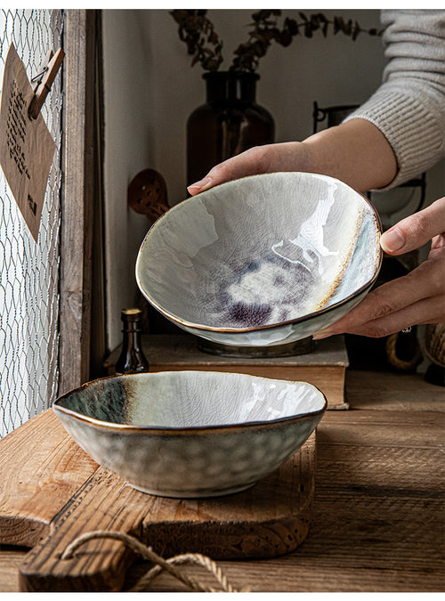 Craquelure Salad Bowl