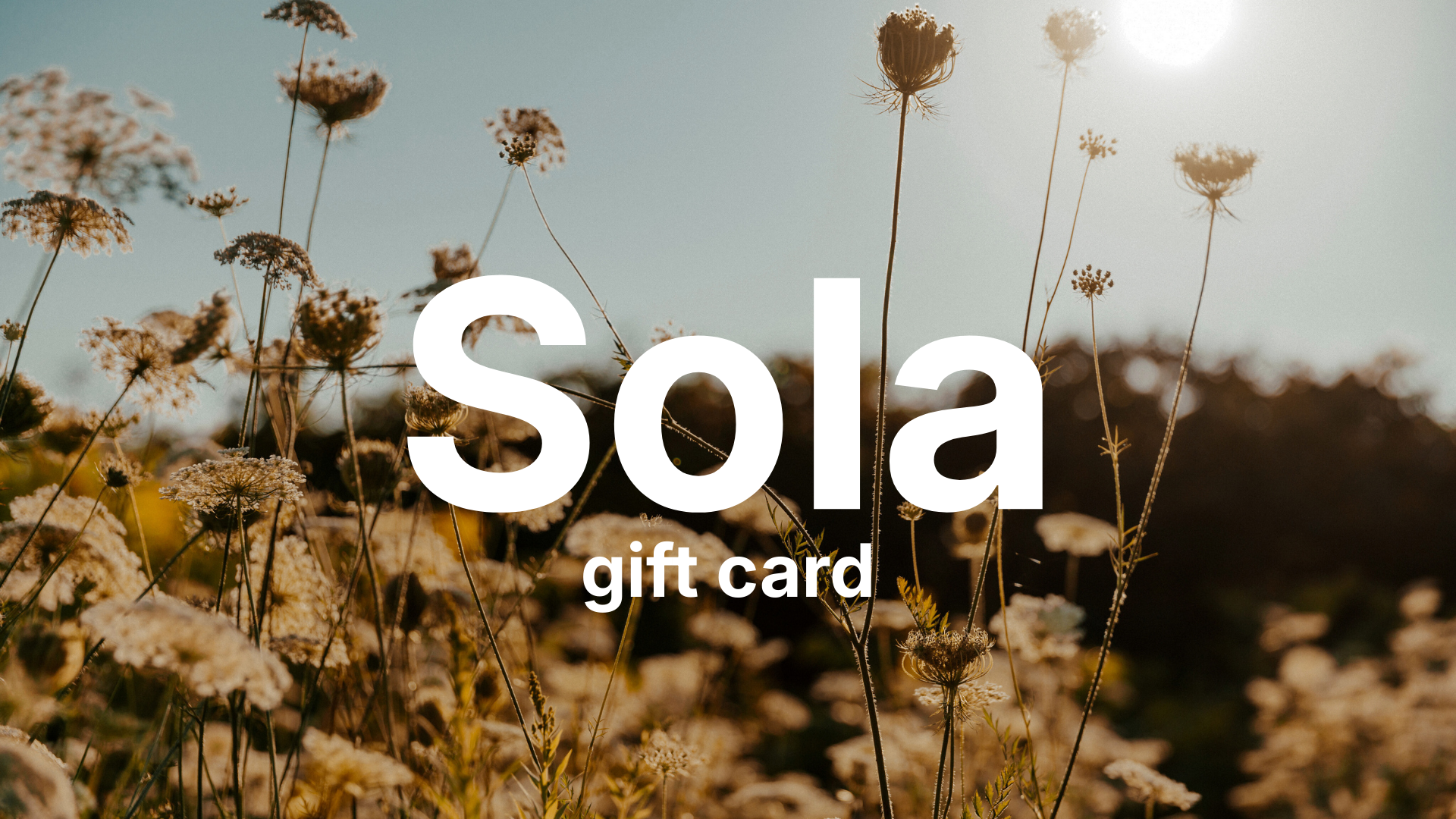 Sola Gift Card