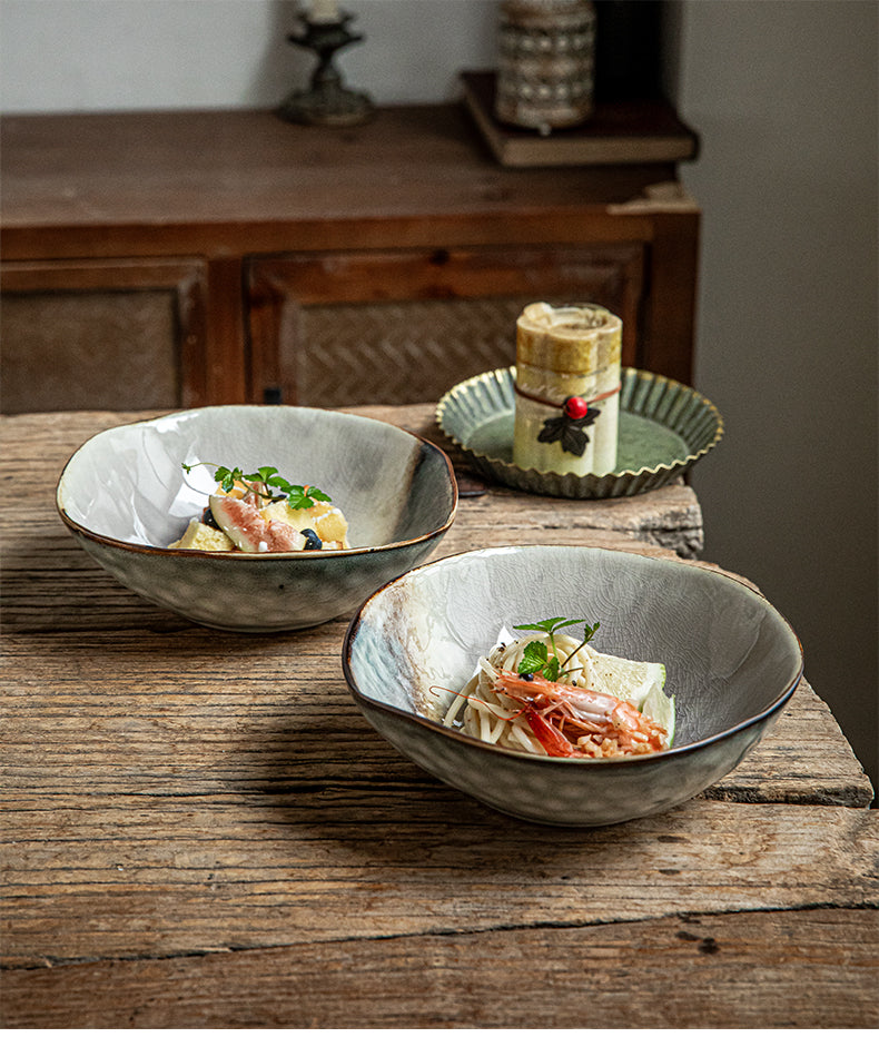 Craquelure Salad Bowl