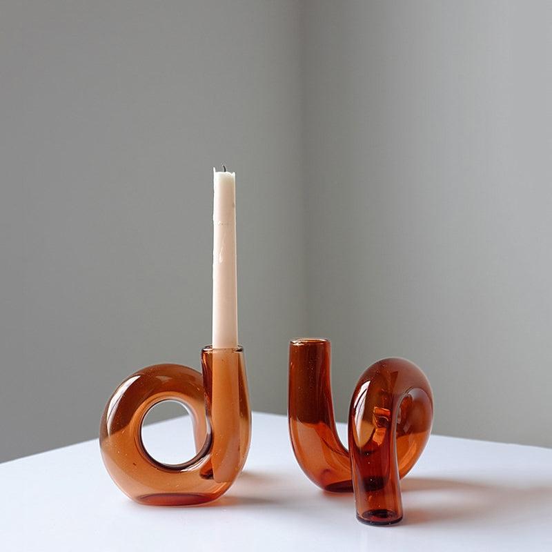 Coffee Loop Candle Holder
